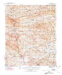 Antoine Arkansas Historical topographic map, 1:62500 scale, 15 X 15 Minute, Year 1943