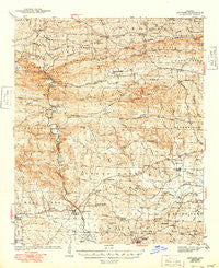 Antoine Arkansas Historical topographic map, 1:62500 scale, 15 X 15 Minute, Year 1943