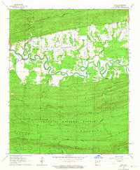 Aplin Arkansas Historical topographic map, 1:24000 scale, 7.5 X 7.5 Minute, Year 1963