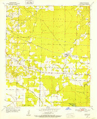 Arden Arkansas Historical topographic map, 1:24000 scale, 7.5 X 7.5 Minute, Year 1951