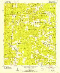 Arkinda Arkansas Historical topographic map, 1:24000 scale, 7.5 X 7.5 Minute, Year 1951