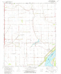 Armorel Arkansas Historical topographic map, 1:24000 scale, 7.5 X 7.5 Minute, Year 1972