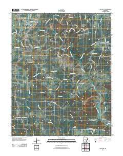 Ash Flat Arkansas Historical topographic map, 1:24000 scale, 7.5 X 7.5 Minute, Year 2011