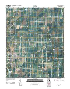 Augusta Arkansas Historical topographic map, 1:24000 scale, 7.5 X 7.5 Minute, Year 2011