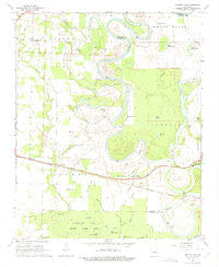Augusta SW Arkansas Historical topographic map, 1:24000 scale, 7.5 X 7.5 Minute, Year 1968