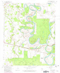 Augusta SW Arkansas Historical topographic map, 1:24000 scale, 7.5 X 7.5 Minute, Year 1968