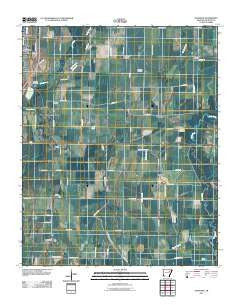 Auvergne Arkansas Historical topographic map, 1:24000 scale, 7.5 X 7.5 Minute, Year 2011
