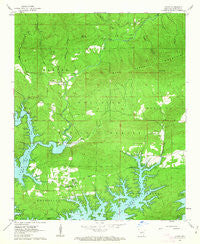 Avant Arkansas Historical topographic map, 1:24000 scale, 7.5 X 7.5 Minute, Year 1962