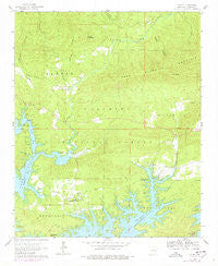 Avant Arkansas Historical topographic map, 1:24000 scale, 7.5 X 7.5 Minute, Year 1962