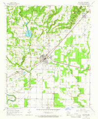 Bald Knob Arkansas Historical topographic map, 1:24000 scale, 7.5 X 7.5 Minute, Year 1965