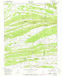 Barber Arkansas Historical topographic map, 1:24000 scale, 7.5 X 7.5 Minute, Year 1947