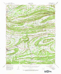 Barber Arkansas Historical topographic map, 1:62500 scale, 15 X 15 Minute, Year 1947