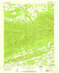 Bates Arkansas Historical topographic map, 1:24000 scale, 7.5 X 7.5 Minute, Year 1958