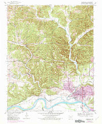 Batesville Arkansas Historical topographic map, 1:24000 scale, 7.5 X 7.5 Minute, Year 1943