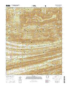 Bee Mountain Arkansas Current topographic map, 1:24000 scale, 7.5 X 7.5 Minute, Year 2014
