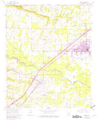 Beebe Arkansas Historical topographic map, 1:24000 scale, 7.5 X 7.5 Minute, Year 1963