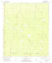 Berlin Arkansas Historical topographic map, 1:24000 scale, 7.5 X 7.5 Minute, Year 1973