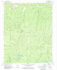 Bidville Arkansas Historical topographic map, 1:24000 scale, 7.5 X 7.5 Minute, Year 1973