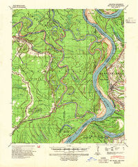 Big Island Arkansas Historical topographic map, 1:62500 scale, 15 X 15 Minute, Year 1939