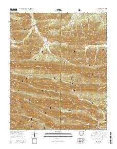 Big Fork Arkansas Current topographic map, 1:24000 scale, 7.5 X 7.5 Minute, Year 2014