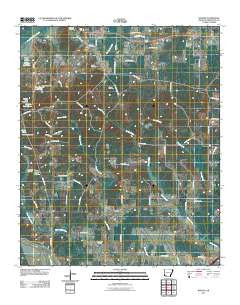 Blevins Arkansas Historical topographic map, 1:24000 scale, 7.5 X 7.5 Minute, Year 2011