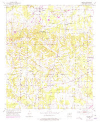 Blevins Arkansas Historical topographic map, 1:24000 scale, 7.5 X 7.5 Minute, Year 1951