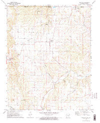 Blue Eye Arkansas Historical topographic map, 1:24000 scale, 7.5 X 7.5 Minute, Year 1972