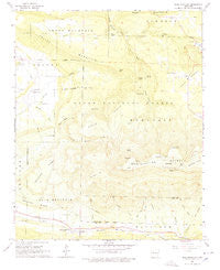 Blue Mountain Arkansas Historical topographic map, 1:24000 scale, 7.5 X 7.5 Minute, Year 1966