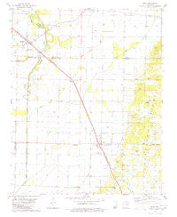 Bono Arkansas Historical topographic map, 1:24000 scale, 7.5 X 7.5 Minute, Year 1980