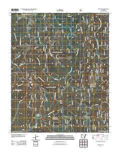 Boston Arkansas Historical topographic map, 1:24000 scale, 7.5 X 7.5 Minute, Year 2011