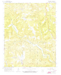 Botkinburg Arkansas Historical topographic map, 1:24000 scale, 7.5 X 7.5 Minute, Year 1965