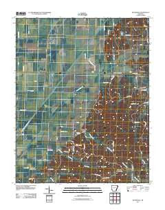 Boydsville Arkansas Historical topographic map, 1:24000 scale, 7.5 X 7.5 Minute, Year 2011