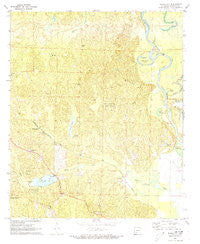 Bragg City Arkansas Historical topographic map, 1:24000 scale, 7.5 X 7.5 Minute, Year 1971