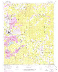 Bryant Arkansas Historical topographic map, 1:24000 scale, 7.5 X 7.5 Minute, Year 1954