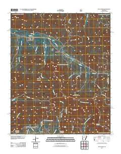 Buck Knob Arkansas Historical topographic map, 1:24000 scale, 7.5 X 7.5 Minute, Year 2011