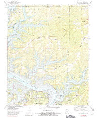 Bull Shoals Arkansas Historical topographic map, 1:24000 scale, 7.5 X 7.5 Minute, Year 1972