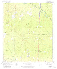 Bunn Arkansas Historical topographic map, 1:24000 scale, 7.5 X 7.5 Minute, Year 1964