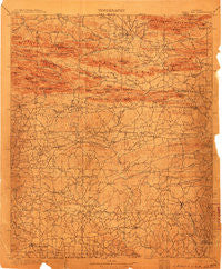 Caddo Gap Arkansas Historical topographic map, 1:125000 scale, 30 X 30 Minute, Year 1906