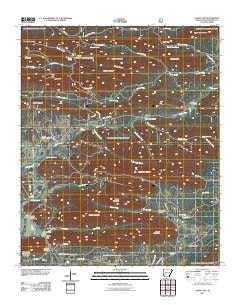 Caddo Gap Arkansas Historical topographic map, 1:24000 scale, 7.5 X 7.5 Minute, Year 2011