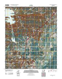Caddo Valley Arkansas Historical topographic map, 1:24000 scale, 7.5 X 7.5 Minute, Year 2011