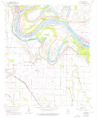 Cades Arkansas Historical topographic map, 1:24000 scale, 7.5 X 7.5 Minute, Year 1964