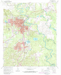 Camden Arkansas Historical topographic map, 1:24000 scale, 7.5 X 7.5 Minute, Year 1971