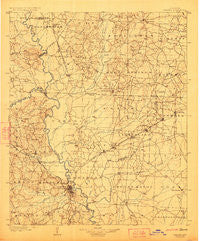 Camden Arkansas Historical topographic map, 1:125000 scale, 30 X 30 Minute, Year 1903
