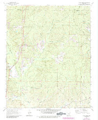 Cane Creek Arkansas Historical topographic map, 1:24000 scale, 7.5 X 7.5 Minute, Year 1964