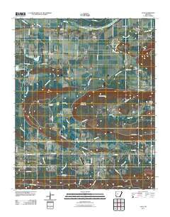 Casa Arkansas Historical topographic map, 1:24000 scale, 7.5 X 7.5 Minute, Year 2011