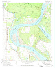 Catfish Point Mississippi Historical topographic map, 1:24000 scale, 7.5 X 7.5 Minute, Year 1972