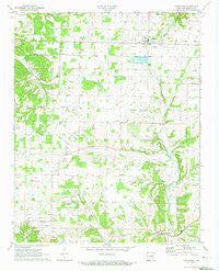 Centerton Arkansas Historical topographic map, 1:24000 scale, 7.5 X 7.5 Minute, Year 1971