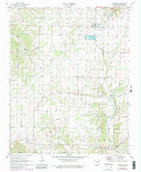 Centerton Arkansas Historical topographic map, 1:24000 scale, 7.5 X 7.5 Minute, Year 1971