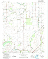 Chatfield Arkansas Historical topographic map, 1:24000 scale, 7.5 X 7.5 Minute, Year 1981