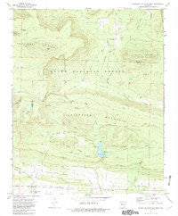 Chickalah Mountain West Arkansas Historical topographic map, 1:24000 scale, 7.5 X 7.5 Minute, Year 1972